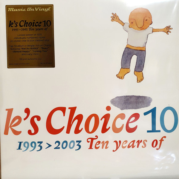 K'S CHOICE - 10 (1993 > 2003, Ten Years Of) - 2LP - Farvet Vinyl