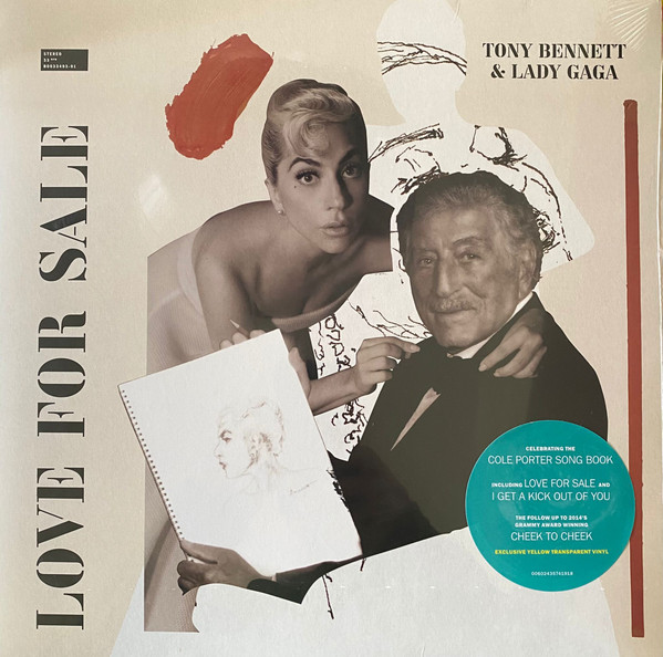 TONY BENNETT & LADY GAGA - Love For Sale - Farvet Vinyl