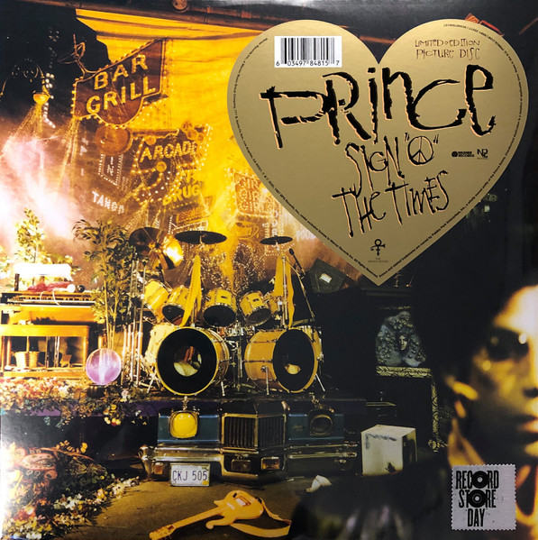 PRINCE - Sign O The Times - 2LP- Picture Disc. Farvet Vinyl