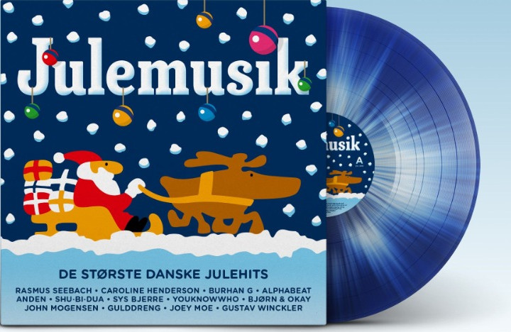 DE STØRSTE DANSKE JULEHITS - Farvet Vinyl