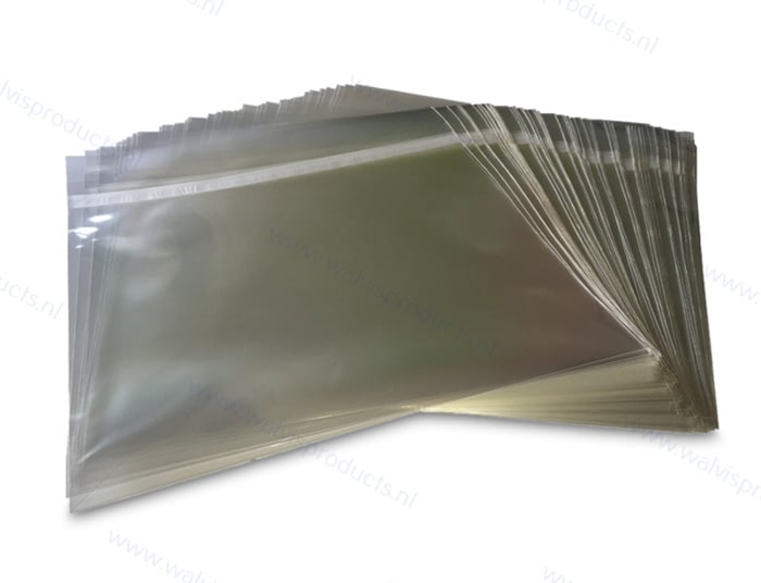 LP GENLUK OUTER BLAKE BOPP SLEEVE (100 STK. 01A02e) (50 mikron)