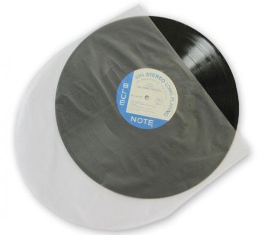 KATTA ROUND BOTTOM ANTI-STATIC LP INNER SLEEVE 2,7 MY (100 STK. 01A72a)